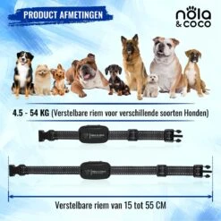 Nola & Coco® Oplaadbare Anti Blafband - 4 Kleuren - Zonder Schok - Waterdichte Diervriendelijke Blaf Halsband - Opvoedingshalsband - Voor Grote En Kleine Honden - Lichte Vibratie En Geluid - 3 Tot 60kg -PetSafe Huisdieren Verkoopwinkel 1200x1200 71