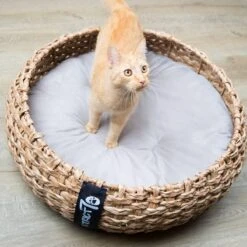 District 70 COCOON - Luxe Hondenmand Van Duurzaam Hoogwaardig Riet Met Zacht Kussen - Maten S/M/L - Large -PetSafe Huisdieren Verkoopwinkel 1200x1200 97