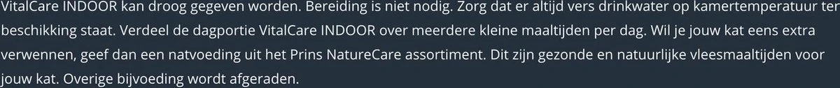 Prins VitalCare Indoor 10 Kg - Kat 9 Prins VitalCare Indoor 10 Kg - Kat - Afbeelding 9