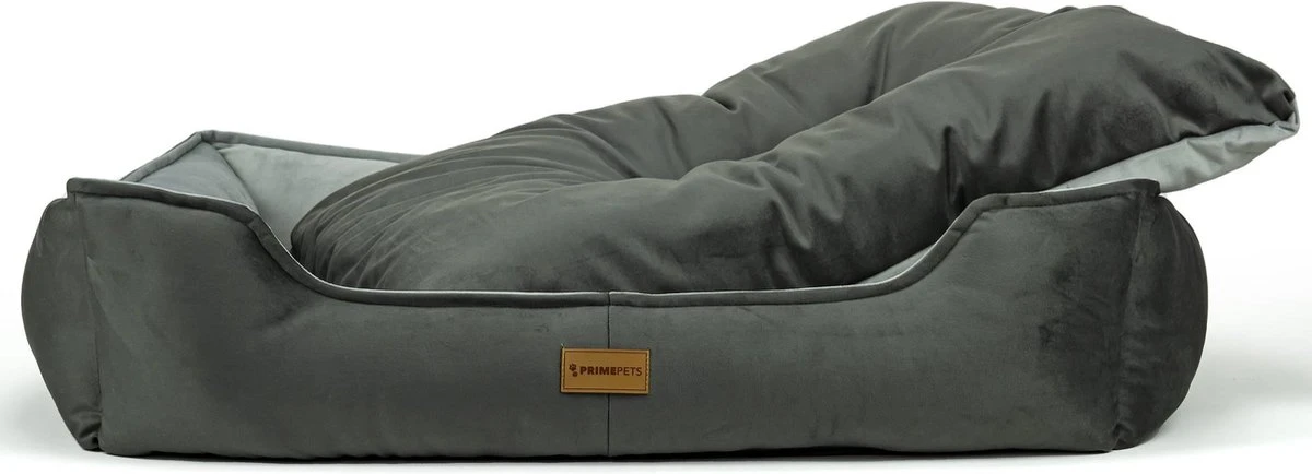 Primeplus Grote Hondenmand XL - Grijs - 100x80x20 CM - Orthopedische Hondenmanden - Hondenkussen 17 Primeplus Grote Hondenmand XL - Grijs - 100x80x20 CM - Orthopedische Hondenmanden - Hondenkussen - Afbeelding 17