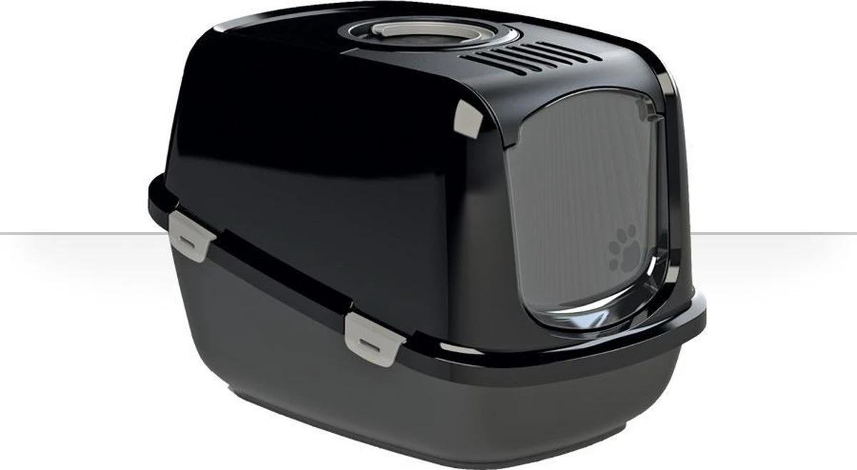 PeeWee EcoDome Kattenbak XXL- Zwart - Incl Schep 66.5 X 48.5 X 46.5 1 PeeWee EcoDome Kattenbak XXL- Zwart - Incl Schep 66.5 X 48.5 X 46.5