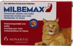 Milbemax Ontworming Tabletten Grote Kat 2 - 12 Kg 2 X 2 Tabletten -PetSafe Huisdieren Verkoopwinkel 1200x756