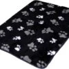 Lovely Nights Vetbed/kleed Blue With 2 Color Print Paw + Bies 75x50 Rechthoek