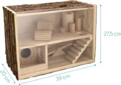 Navaris Houten Hamsterhuis - Speelhut Voor Hamsters, Kleine Knaagdieren, Gerbils, Muizen - Schuilplaats Op Twee Etages Voor Hamster, Cavia, Muis 11 Navaris Houten Hamsterhuis - Speelhut Voor Hamsters, Kleine Knaagdieren, Gerbils, Muizen - Schuilplaats Op Twee Etages Voor Hamster, Cavia, Muis -PetSafe Huisdieren Verkoopwinkel 1200x846 3