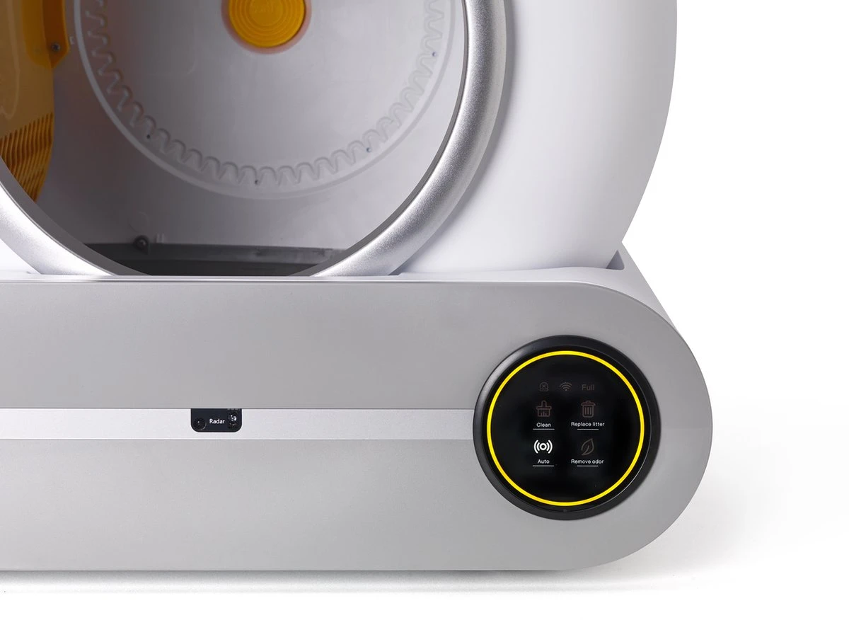 Merkloos Petlux® Zelfreinigende Automatische Kattenbak Met App En LED-Touch 4 Merkloos Petlux® Zelfreinigende Automatische Kattenbak Met App En LED-Touch - Afbeelding 4