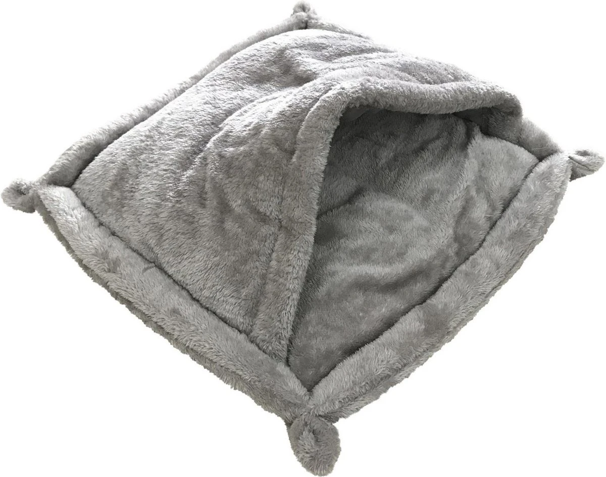 Adori Slaapzakje Modena - Kattenmand - 50x50 Cm Grijs 1 Adori Slaapzakje Modena - Kattenmand - 50x50 Cm Grijs