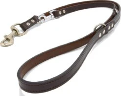 Verstelbare Trainingslijn Leer - 2 Meter - Bruin - Politielijn - Hondenriem - Hoge Kwaliteit Leer - Trainingslijn - Ambachtelijk Gemaakt In Portugal -PetSafe Huisdieren Verkoopwinkel 1200x950