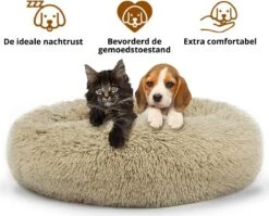 Behave Donut Hondenmand - Hondenkussen - Hondenbed - Kattenmand - Fluffy - Donut - 50cm - Beige 9 Behave Donut Hondenmand - Hondenkussen - Hondenbed - Kattenmand - Fluffy - Donut - 50cm - Beige -PetSafe Huisdieren Verkoopwinkel 1200x966 1