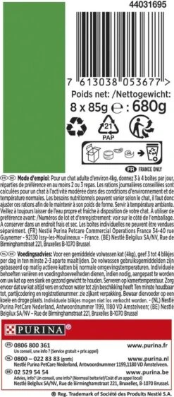 Gourmet Nature's Creations - Kattenvoer Natvoer - Zeevis - 48 X 85 Gr 10 Gourmet Nature's Creations - Kattenvoer Natvoer - Zeevis - 48 X 85 Gr -PetSafe Huisdieren Verkoopwinkel 527x1200 1