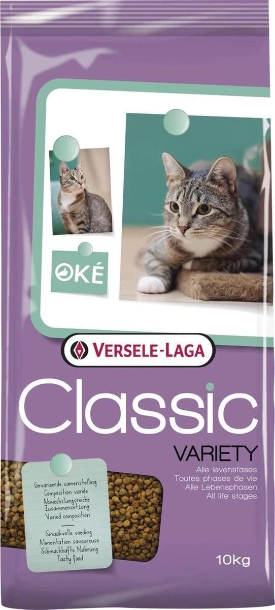 VERSELE-LAGA Versele Laga Classic Variety - Kattenvoer -10 Kg 1 VERSELE-LAGA Versele Laga Classic Variety - Kattenvoer -10 Kg