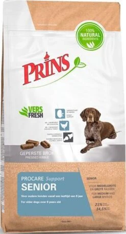 Prins Procare Senior - 15 KG -PetSafe Huisdieren Verkoopwinkel 648x1200