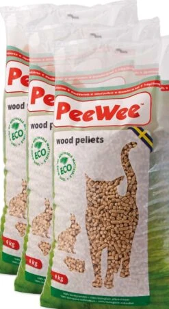 Peewee Houtkorrels Kattenbakvulling - 3 X 9 Kg (27 Kg, 42l) -PetSafe Huisdieren Verkoopwinkel 658x1200 1