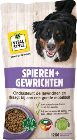 VITALstyle SPIEREN+GEWRICHTEN - Hondenbrokken - 12 Kg