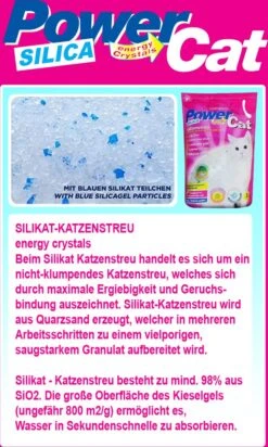 Merkloos PowerCat Silicaat Kattenbakvulling Met Energy Kristallen - 12 X 5L -PetSafe Huisdieren Verkoopwinkel 719x1200