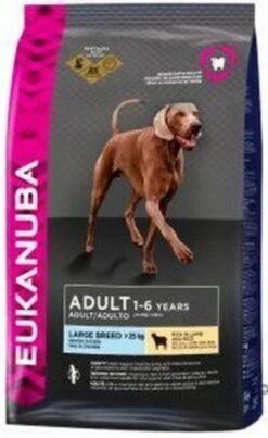 Eukanuba Dog Adult Large Breed Lam/Rice - 12 KG -PetSafe Huisdieren Verkoopwinkel 736x1200