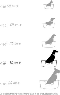 Flamingo Hondenmand Dreambay - 100 X 80 X 25 Cm - Zwart -PetSafe Huisdieren Verkoopwinkel 767x1200