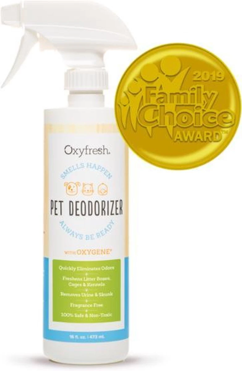 Oxyfresh Pets Geurverwijderaar - Spray Tegen Vieze Geuren Afkomstig Van Dieren 3 Oxyfresh Pets Geurverwijderaar - Spray Tegen Vieze Geuren Afkomstig Van Dieren - Afbeelding 3