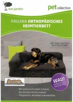 Sun Garden Pallina Orthopedisch Hondenkussen 120x80x27cm Antraciet/Grijs -PetSafe Huisdieren Verkoopwinkel 858x1200