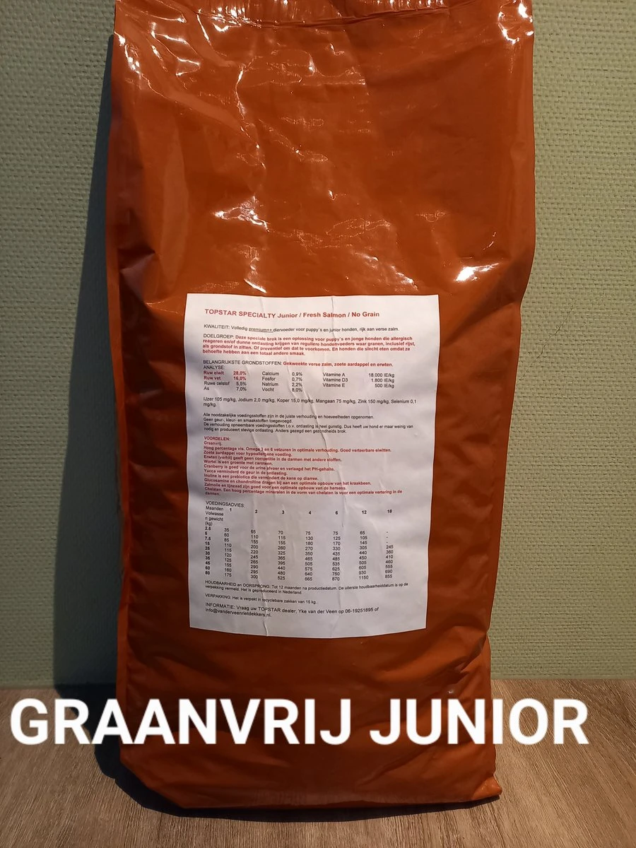 Topstar Specialty Fresh Salmon No Grain Junior 15 Kg 1 Topstar Specialty Fresh Salmon No Grain Junior 15 Kg