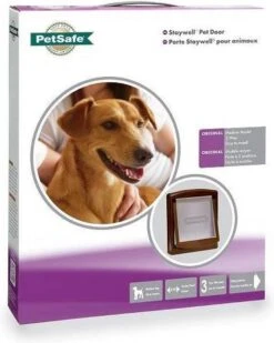 Petsafe 757 Hondenluik - Medium - Zilver/Tranparant -PetSafe Huisdieren Verkoopwinkel 960x1200