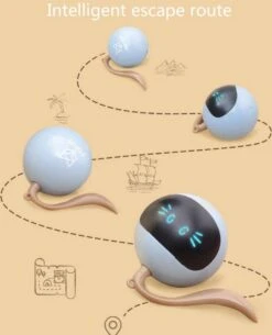 Otiume Interactieve Speelbal - Slimme Interactieve Jaag Speeltje Voor Katten - Kattenspeeltjes - Intelligente Jaagbal - AI -USB Oplaadbaar - LED - Blauw -PetSafe Huisdieren Verkoopwinkel 971x1200 1
